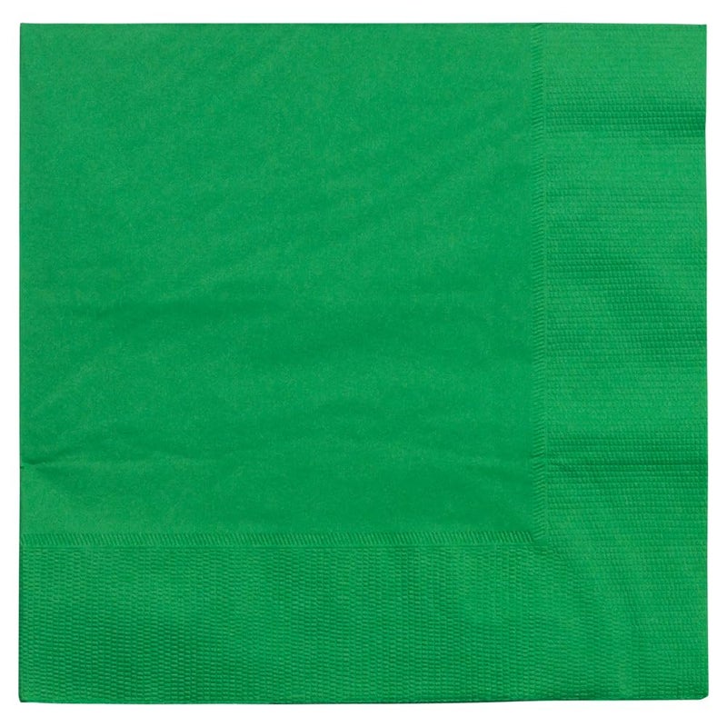 JAM Paper مناديل غداء متوسطة من جام بيبر - 6 1/2 × 6 1/2 - أخضر - 50/عبوة - Image 2
